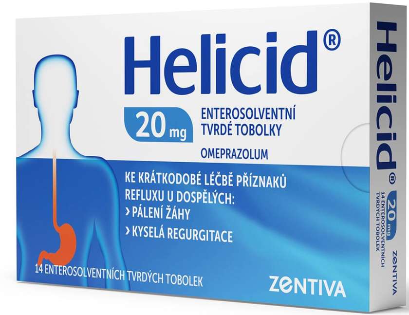 Helicid 20 mg 14 capsules