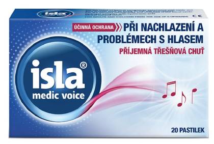 Isla Medic Voice Cherry 20 lozenges