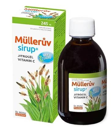 Müller's Syrup with Plantain and Vitamin C 245ml Sugar-Free