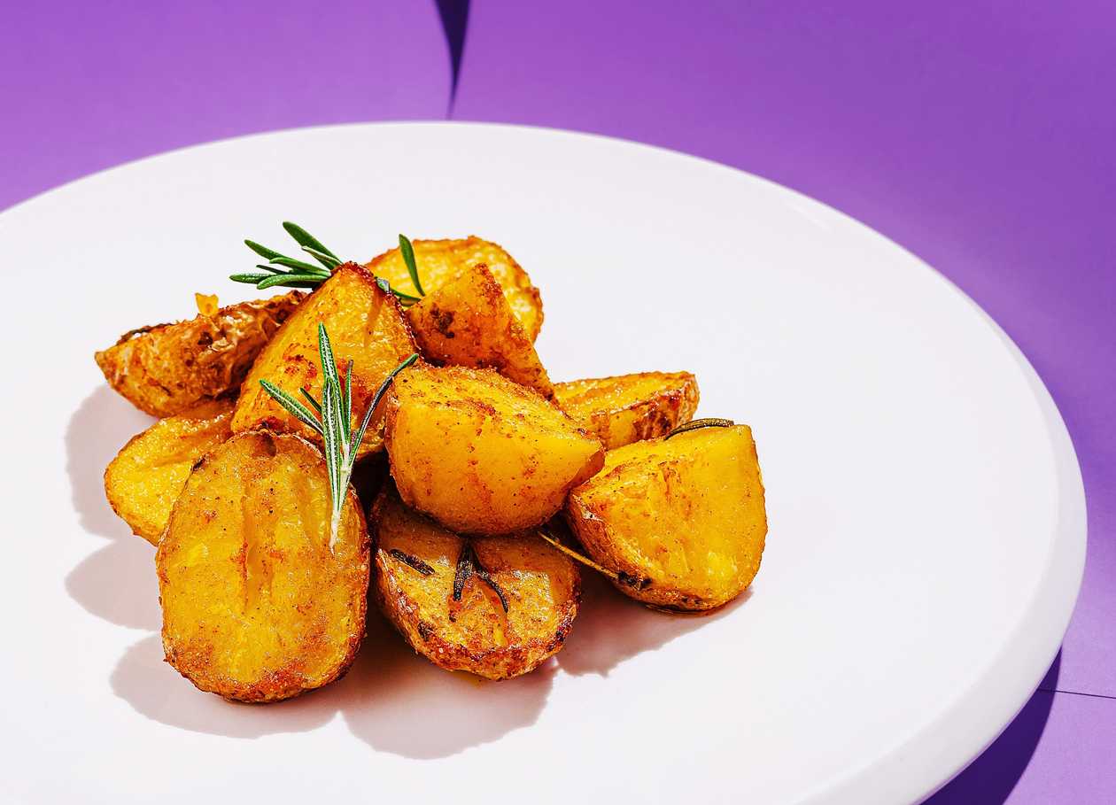 Roasted potatoes with rosemary