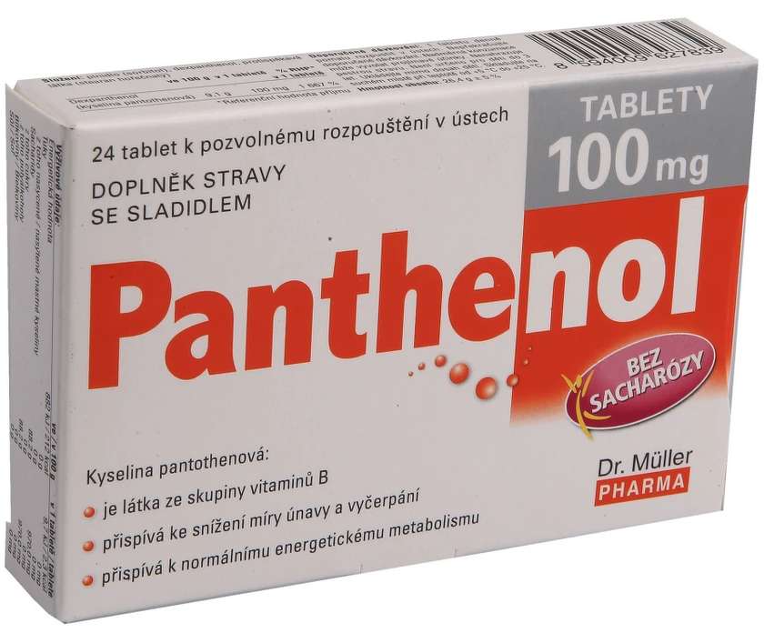 Dr.Müller Panthenol Tablets 100mg 24 tablets