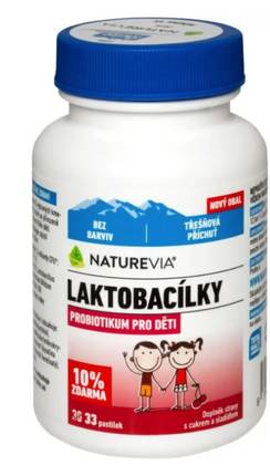 NatureVia Cherry Lactobacilli 33 Lozenges