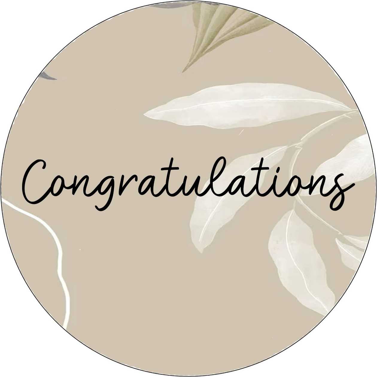 Congratuations Plaque