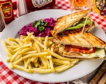 Club Chicken Avocado Parmesan Sandwich