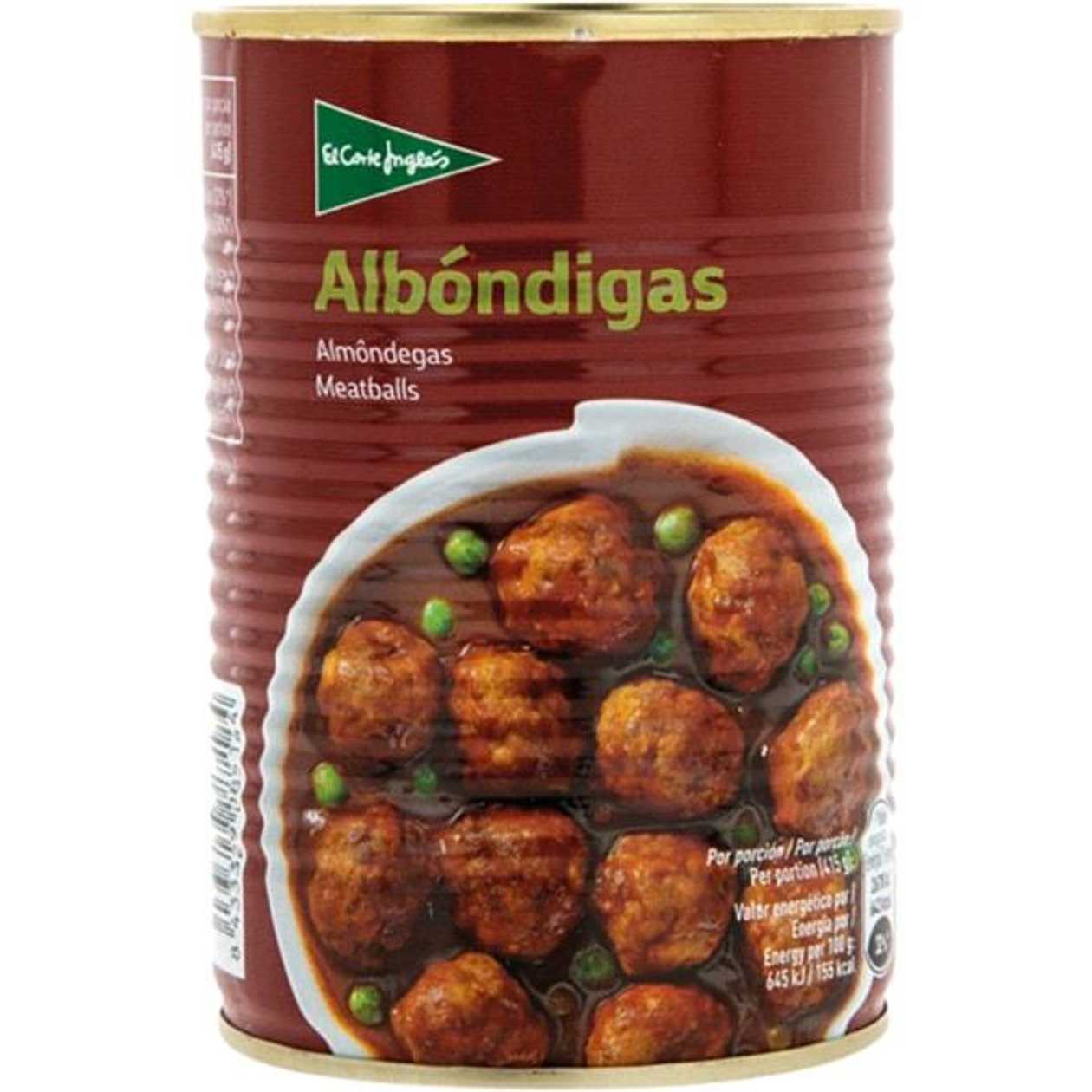 El Corte Inglés Almôndegas lata 415 g