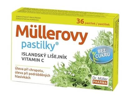 Müller's Pastilles with Iceland Moss Sugar-Free 36 pcs