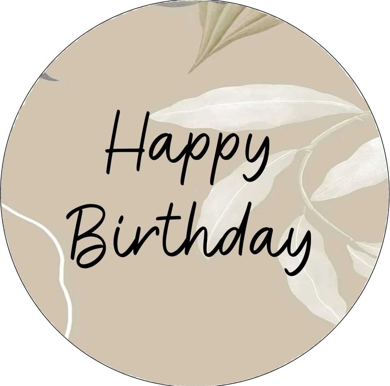 Happy Birthday Plaque