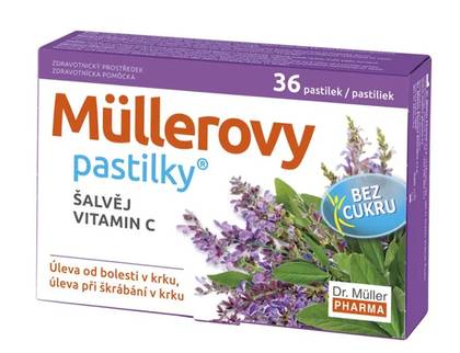Müller's Sage Pastilles Sugar-Free 36pcs