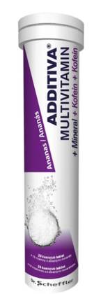 Additiva Multivitamin + Minerals + Caffeine Pineapple