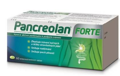Pancreolan forte 6000U 60 tablets