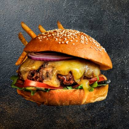 Cheeseburger & French Fries