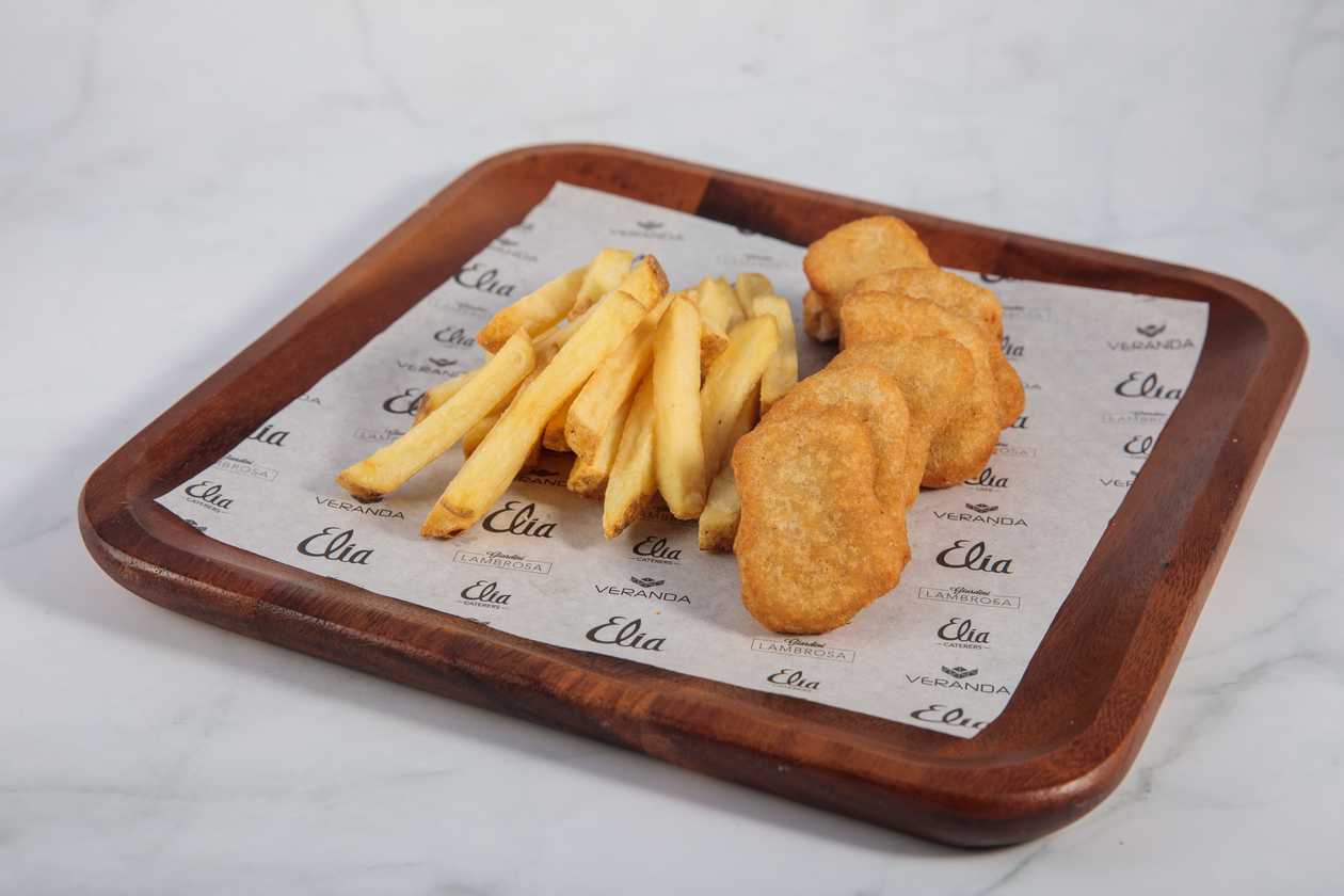 Chicken nuggets and fries