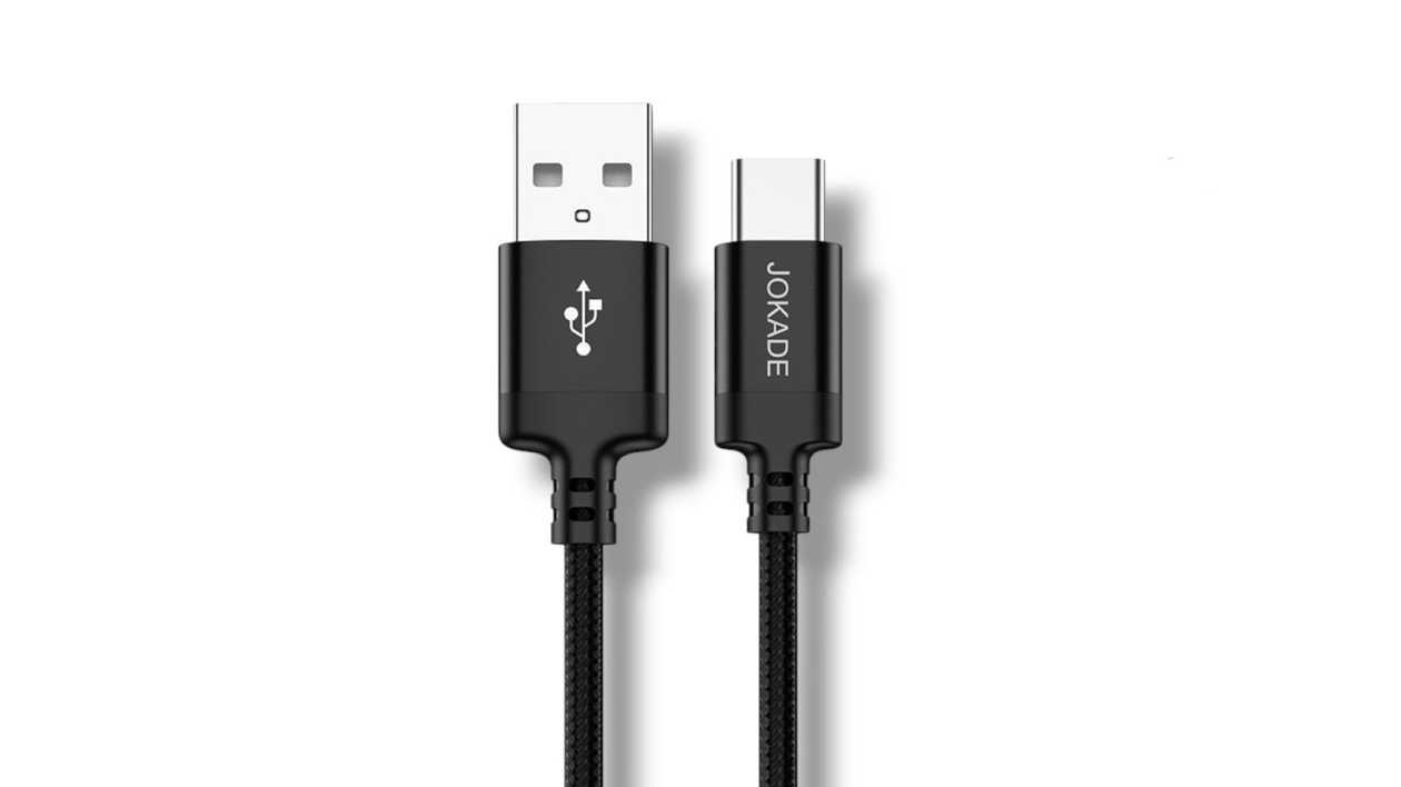 Jokade JA001, USB - Type C Cable, Black, 6921042122984