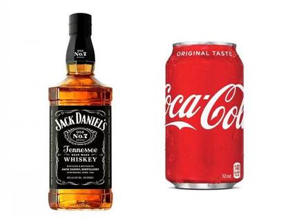 Jack daniels whisky 70cl+1 Coca cola Lata 33cl