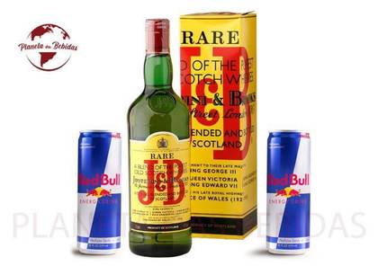 J&B Whisky 70cl+2 Redbull
