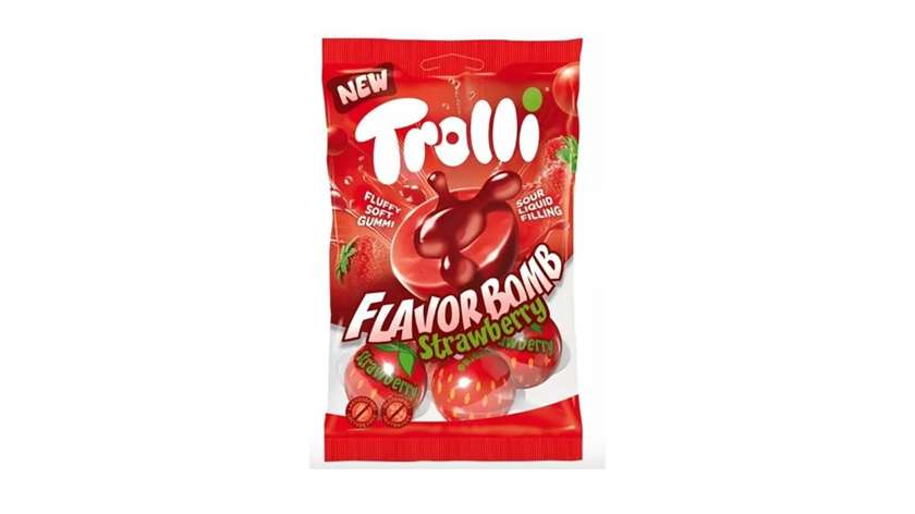 Gummies TROLLI FLAVOR BOMB (STRAWBERRY), 75g