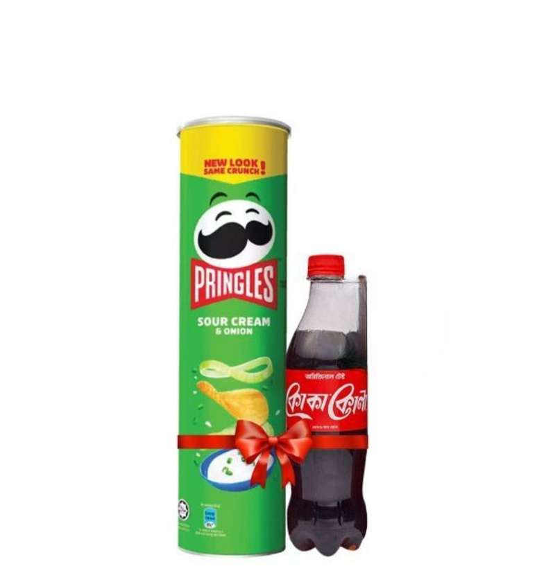 Pringles Sour Cream&Onion + 1lt Coca cola Original