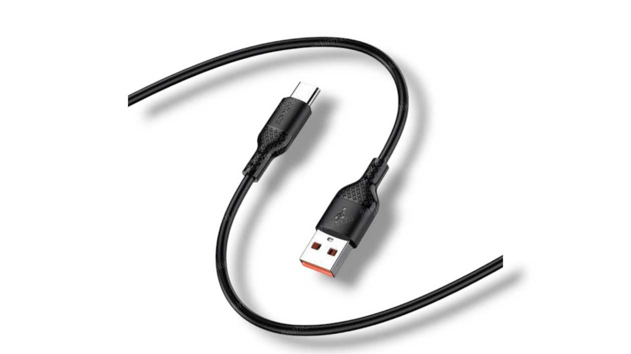 Jokade JA023, USB to Type-C Cable, Black, 6921042129082