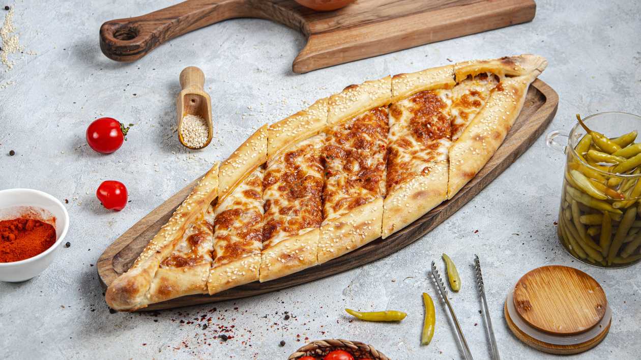 Cheese and Minced Meat Pide
