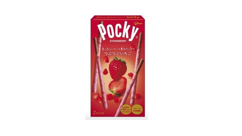 Biscuit sticks POCKY HEARTFUL (STRAWBERRY), 55g