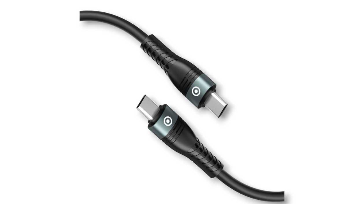 Euroacs Z095, Type C to Type C Cable 60W, Black, 7202247611510