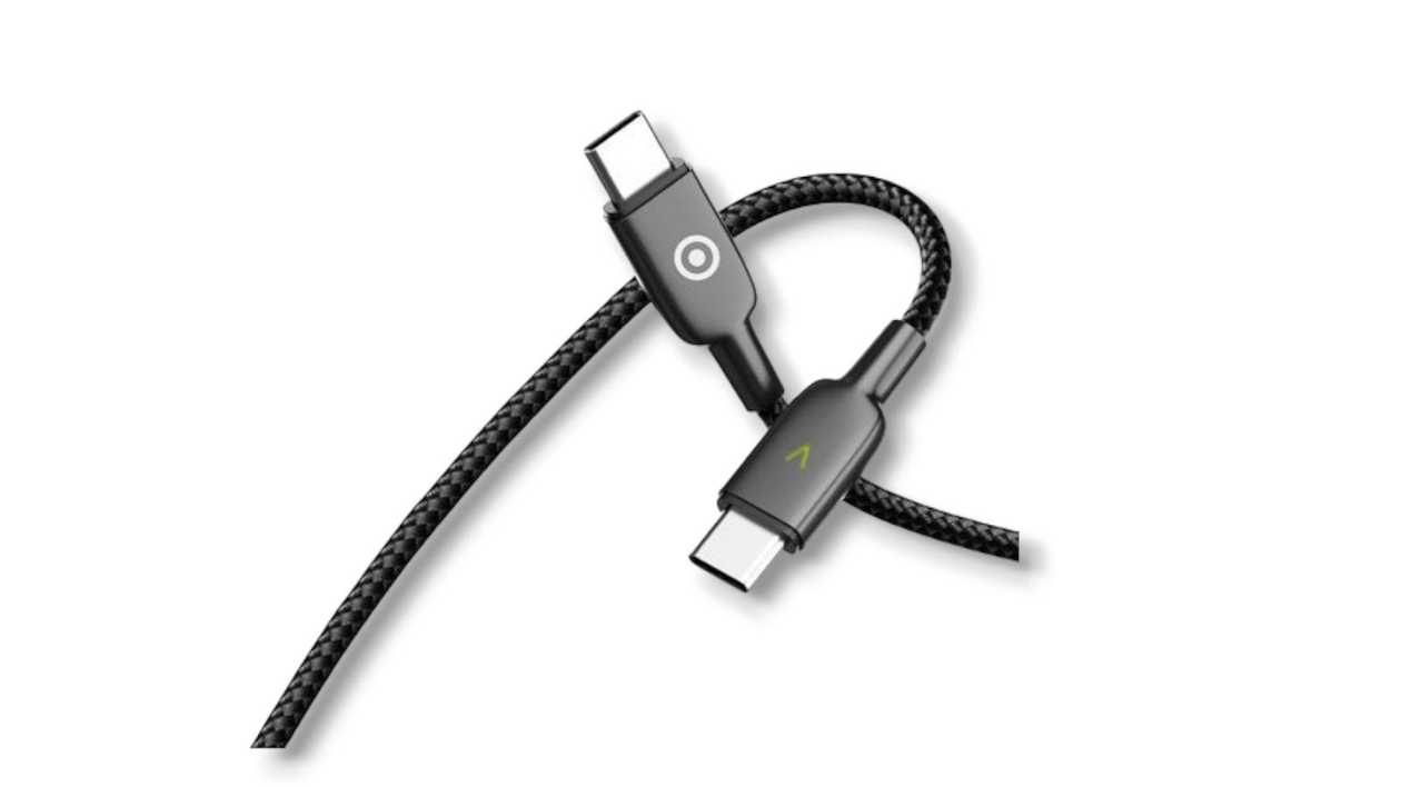 Euroacs Z125, Type C to Type C 100W Cable, Black, 7202247660211
