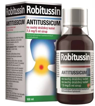 ROBITUSSIN ANTITUSSICUM FOR DRY IRRITATING COUGH syrup