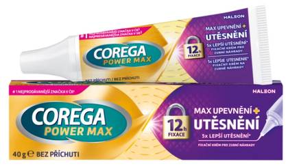 Corega Power Max Fixation + Seal Denture Adhesive Cream 40g