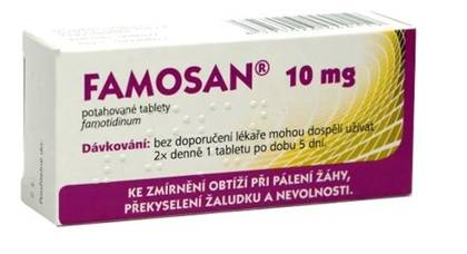 FAMOSAN 10 mg 10 tablets