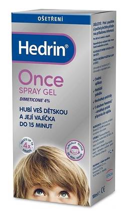 Hedrin Once Spray Gel for Lice 100 ml