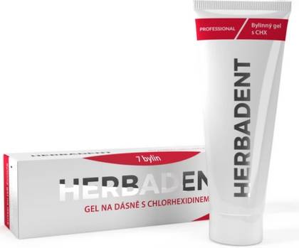 HERBADENT PROFESSIONAL Herbal Gum Gel with Chlorhexidine 25g