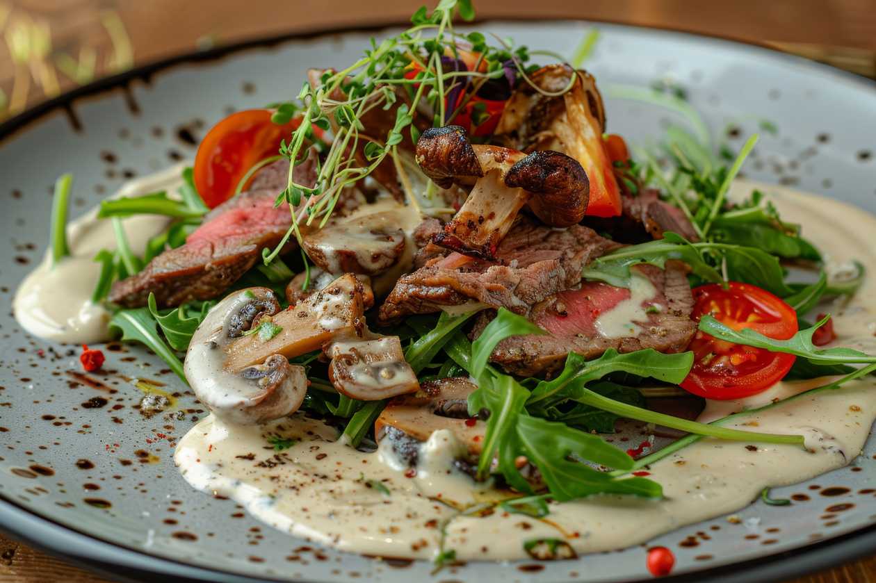 Mushroom Chicken Steak