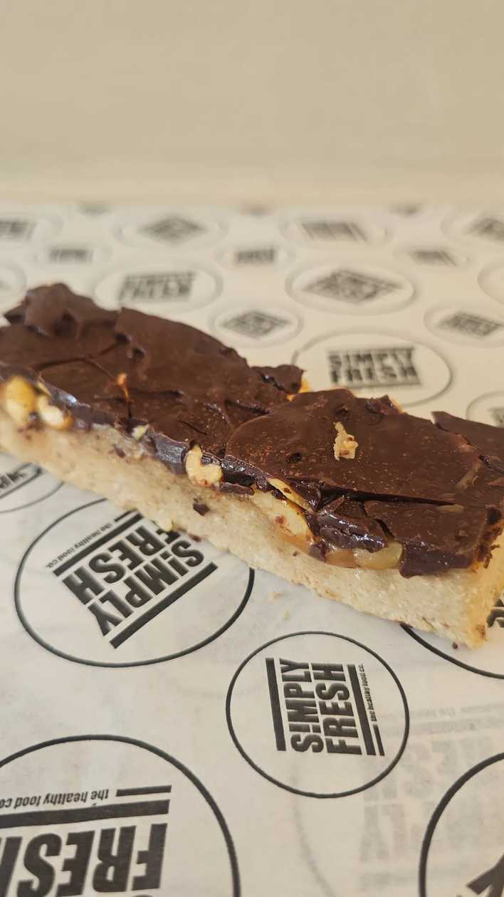 Homemade Snickers Bar - Vegan