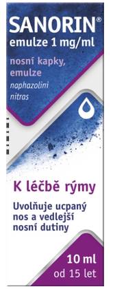 Sanorin Emulsion 1MG/ML Nasal Drops