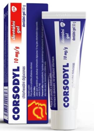 CORSODYL 10MG/G gel 50 g