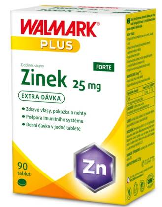 Walmark Zinc forte 25 mg 90 tablets