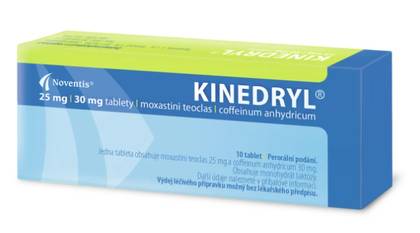 Kinedryl 25mg/30mg 10 tablets