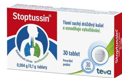 Stoptussin 0.004 g / 0.1 g 30 tablets