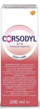 Corsodyl 0.1% Mouthwash 200ml