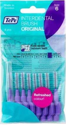 TePe Interdental Brushes Size 6 Purple 8pcs