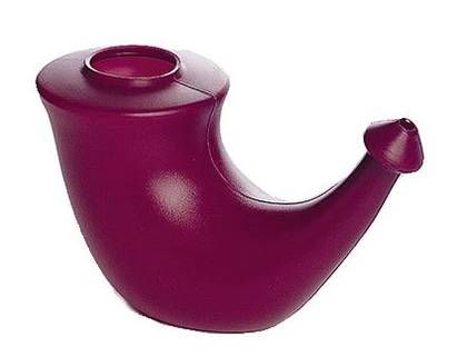 Rhino Horn Nasal Rinse Pot Red