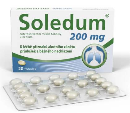 SOLEDUM 200 mg 20 capsules