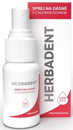 HERBADENT PROFESSIONAL Gum Spray with Chlorhexidine 25ml