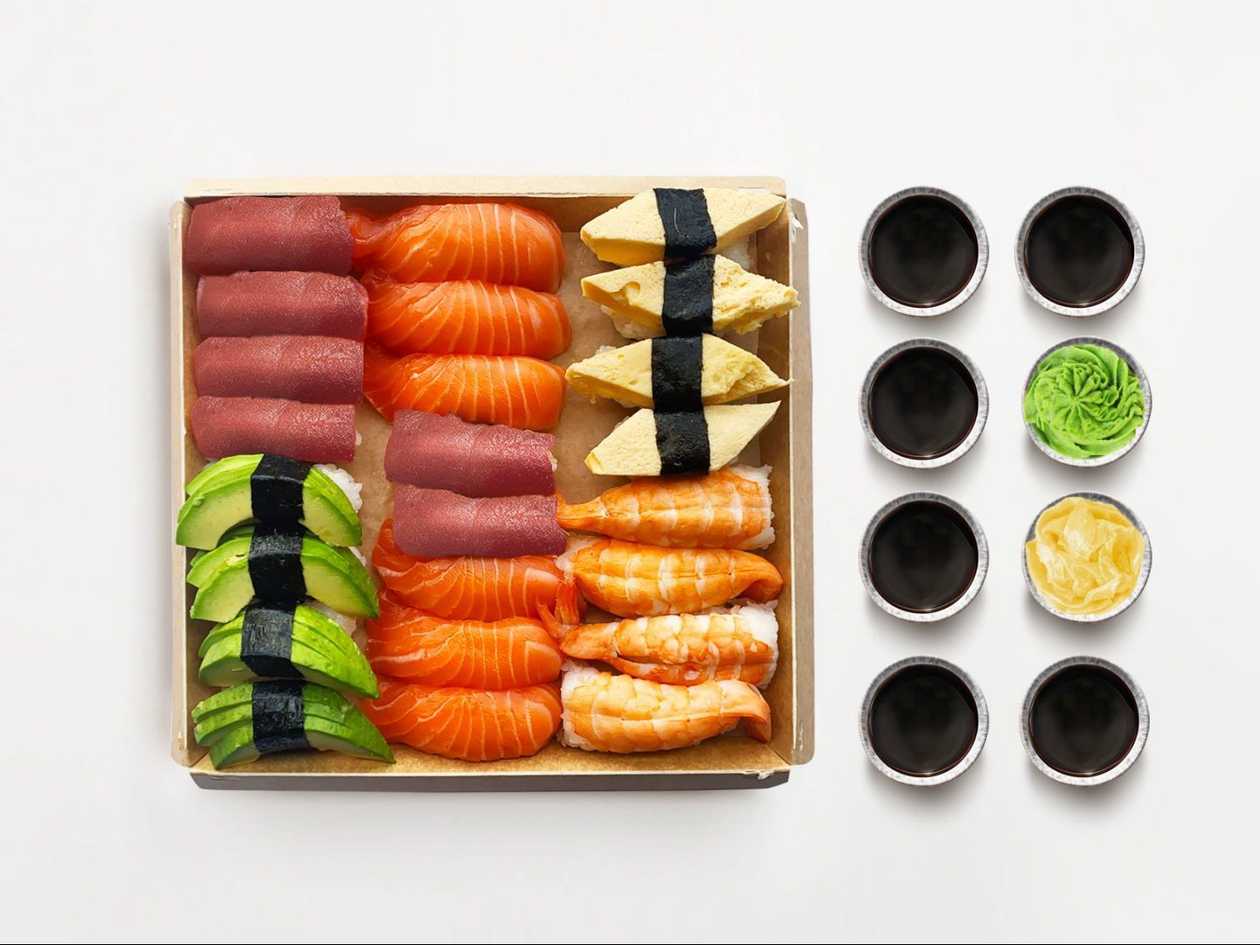 Simple Nigiri box, 24 pcs