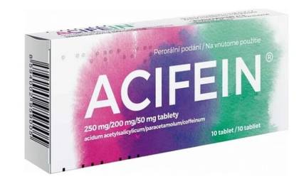 Acifein 250MG/200MG/50MG 10 tablets