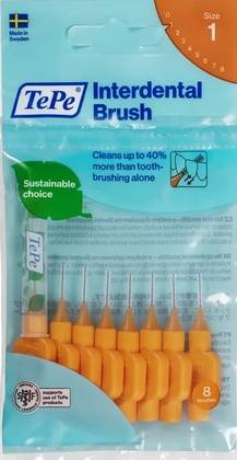 TePe Interdental Brushes Size 1 Orange 8 pcs