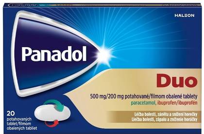 Panadol Duo 500mg/200mg 20 Tablets