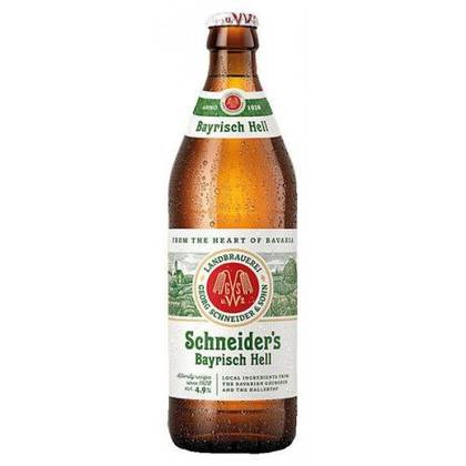 Schneider's Helles beer 0,5