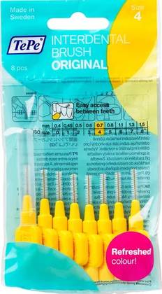 TePe Interdental Brushes Size 4 Yellow 8pcs