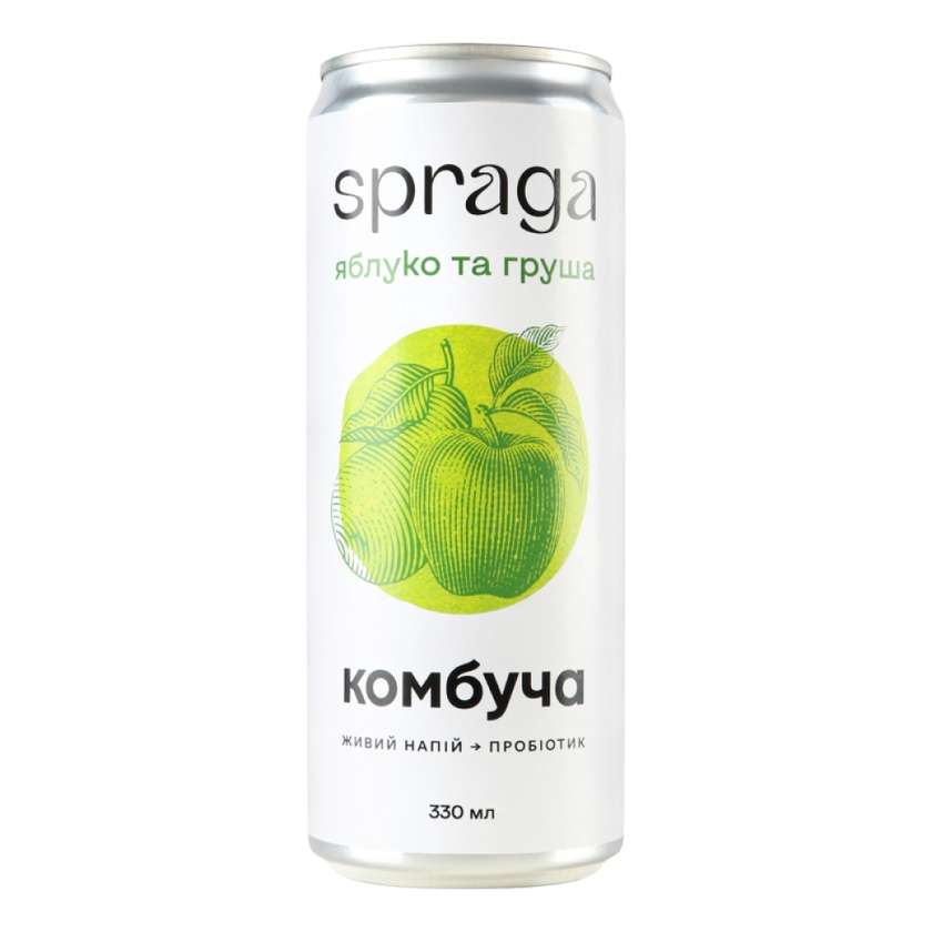 Комбуча Spraga яблуко та груша